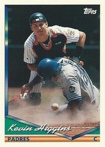 #279 Kevin Higgins - San Diego Padres - 1994 Topps Baseball