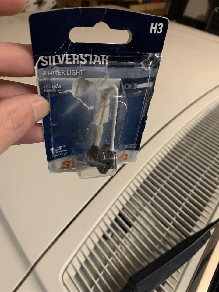 Lámpara de faro halógena Sylvania Silverstar H3, 12,8 V, 55 W Foto 1 de 2