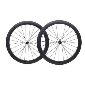 Juego de ruedas de carbono para bicicleta de carretera 700c freno de disco juego de ruedas de buje 36T 50x25 mm - Imagen 1 de 18
