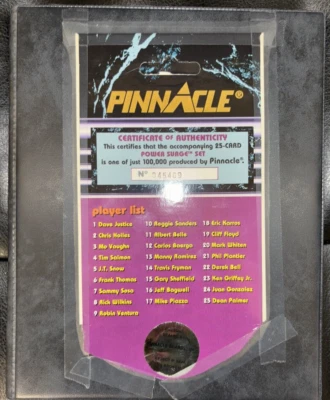 Pinnacle Baseball Power Surge-complete set, used in excellent condition, in book — 第 1/4 张图片
