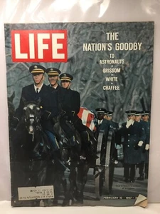 Life - February 10, 1967 Nations Goodbye To Grissom, White And Chaffee - Picture 1 of 1