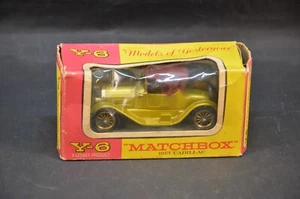 CADILLAC 1913 Y-6 SCALA 1/48 MATCHBOX DIE CAST COLORE ORO COLLEZIONE VINTAGE - Imagen 1 de 5