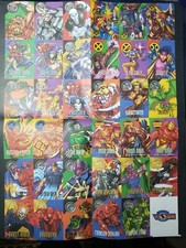 1996 Marvel Vision Cards Poster Trading Spiderman Xmen Venom Avengers collection