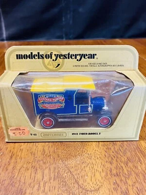 NEW 1978 Matchbox Models ￼Of Yesteryear 1912 Model T Ford LESNEY ENGLAND Diecast - Image 1 of 4