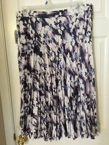 SALE Time and True Midi Length white blue black size XXL skirt - Picture 1 of 2