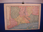 1903 Crams Atlas Map 1 Pageconnecticut Nice Color Suitable To Frame 11X14