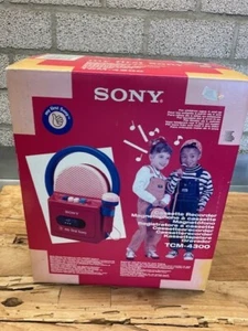 Vintage New old stock My First Sony TCM-4300 Cassette Player/ recorder - Afbeelding 1 van 4
