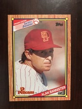 1989-90 Topps Senior League #30 - Alan Bannister - St. Petersburg Pelicans