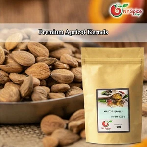 Apricot Kernels Raw Bitter Natural Seeds Premium Healthy Snack by NY Spice - Picture 1 of 3