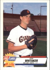 1993 San Jose Giants Fleer/ProCards #11 Steve Whitaker