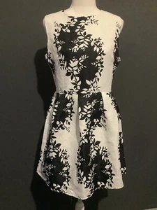 JUSTYLE Size XL (small make) Sleeveless Black White Dress BRAND NEW WITH TAGS - Picture 1 of 9