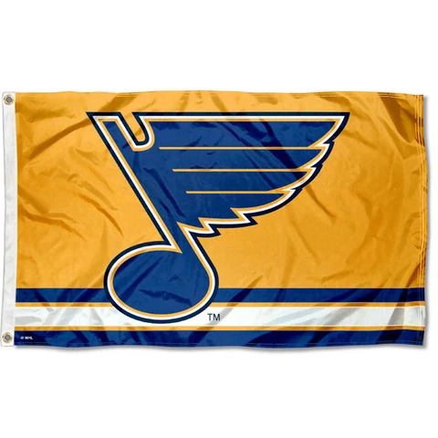 St. Louis Blues Gold Flag Cover