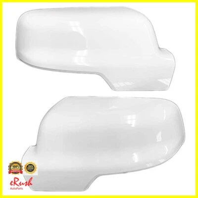 Se adapta a RAM 1500 2500 2019-2024 2 piezas cubierta de tapa de espejo de repuesto cromada con clip Foto 1 de 3