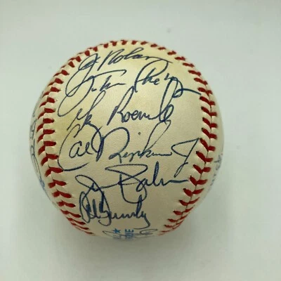 1983 Baltimore Orioles World Series Champs Team Signed Baseball PSA DNA COA - Image 1 of 4