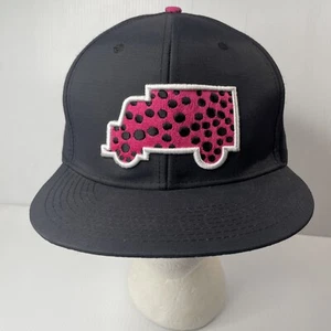 Trukfit Hat Mens One Size Black Strapback Cap Skater Grunge Cheetah Embroidered - Picture 1 of 12