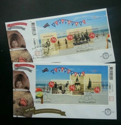 [SJ] Holland Summer Stamp 2007 Fun At Beach Netherlands Children Kites (FDC) - Image 1 of 4
