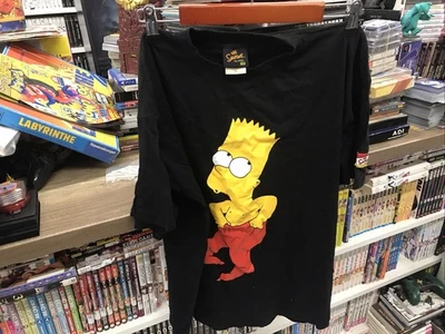 Vintage Simpsons Bart Diable Officiel 20th Centuri Fox Taille M Très Bon Etat - Photo 1/4