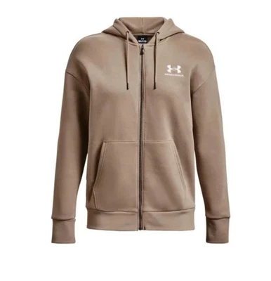Sudadera con Capucha para Mujer Under Armour Pullover Beige Talla M Gimnasio Escuela Deporte Aire Libre Informal Foto 1 de 4