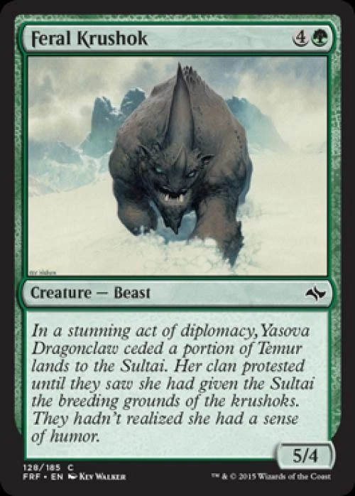 Feral Krushok - Near Mint MTG Fate Reforged - Image 1 of 1