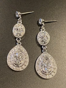 GIVENCHY Kristall Ohrhänger 8,84gr - Bild 1 von 10