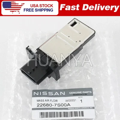 Nissan Infiniti OEM Genuine Mass Air Flow Sensor Meter MAF 22680-7S000 Foto 1 de 3