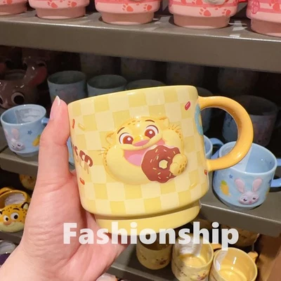 Authentic Disney 2025 Zootopia benjamin clawhauser mug cup shanghai disneyland - Image 1 of 3