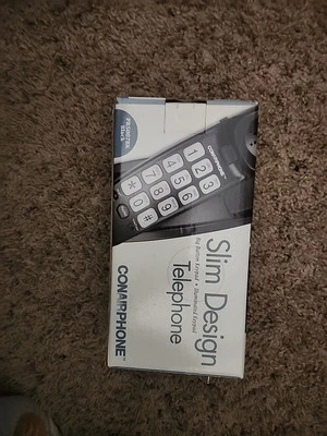 Teclado Iluminado Botón GRANDE Teléfono Conair Diseño Delgado PR5007BK Negro Nuevo Foto 1 de 4