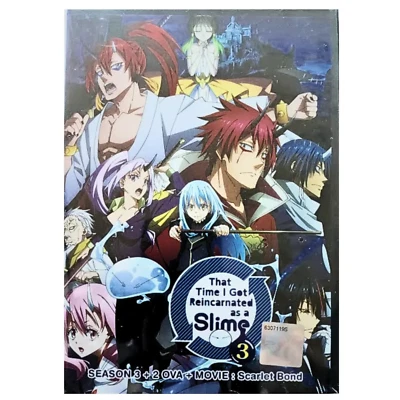 DVD That Time I Got Reincarnated as a Slime Season 3 + 2 OVA + Movie ENGLISH DUB - Image 1 of 4