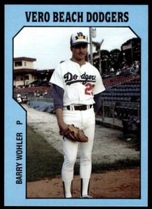 1985 TCMA Vero Beach Dodgers Barry Wohler Vero Beach Dodgers #19