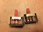 2 Big Red Power Switches for Ham Radio or Tube Guitar Amplifier 3A 125V