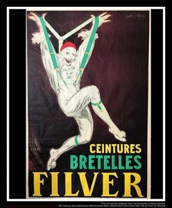 Póster publicitario grande francés vintage PLATA DE JEAN D'YLEN original años 30 - Imagen 1 de 7