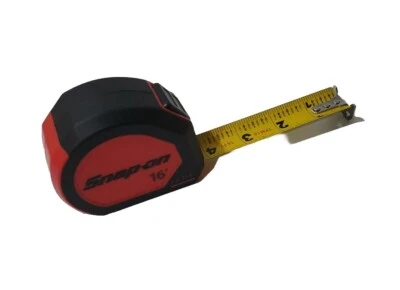 Snap On tools SAE 16' Tape Measure W/back magnet TPM16 Fractions Auto Brake NEW! - Image 1 of 4