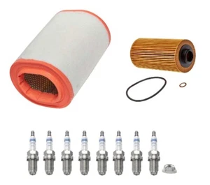 Kit de servicio adecuado para Range Rover III 4.4 L322 filtro de aceite de aire bujías Bosch 4x4 - Imagen 1 de 7