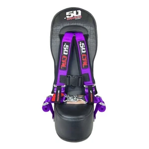 Rear Bump Seat RZR PRO XP4 Purple 4 Point 2" Latch Harness [5048A17 CB 6008P1] - Bild 1 von 9