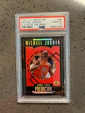 Michael Jordan 1995 U.D. Predictor #H5 PSA Graded Gem Mint "10" POPULATION 7!!!