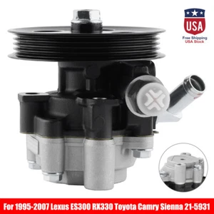 Fits 1995-2007 Lexus ES300 RX330 Toyota Camry Sienna Power Steering Pump 21-5931 - Picture 1 of 16