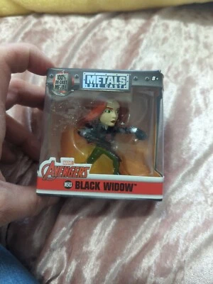 Figura Vengadores Marvel M503 Jada Toys Die-Cast Metals Black Widow 2.5" pulgadas Foto 1 de 4