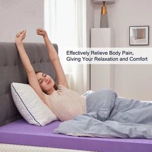 2-Inch Gel Memory Foam Mattress, Breathable Mattress, US Certified, Twin Size - Picture 1 of 7