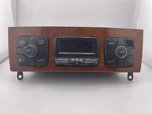 00-06 MERCEDES CL-CLASS S-CLASS CLIMATE CONTROL PANEL WOOD COLOR 2208301185 - Picture 1 of 8