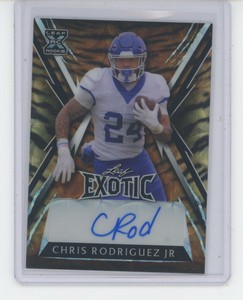 2023 Leaf Exotic CHRIS RODRIGUEZ JR Auto 6/7 #BA-CRJ