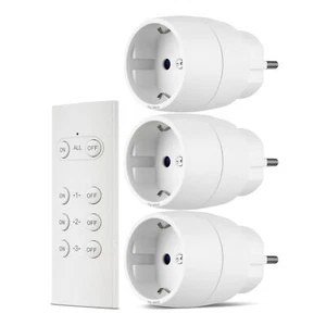 Funksteckdose 3 Funksteckdosen mit Fernbedienung für den Innenbereich. Bis 30... - Bild 1 von 8