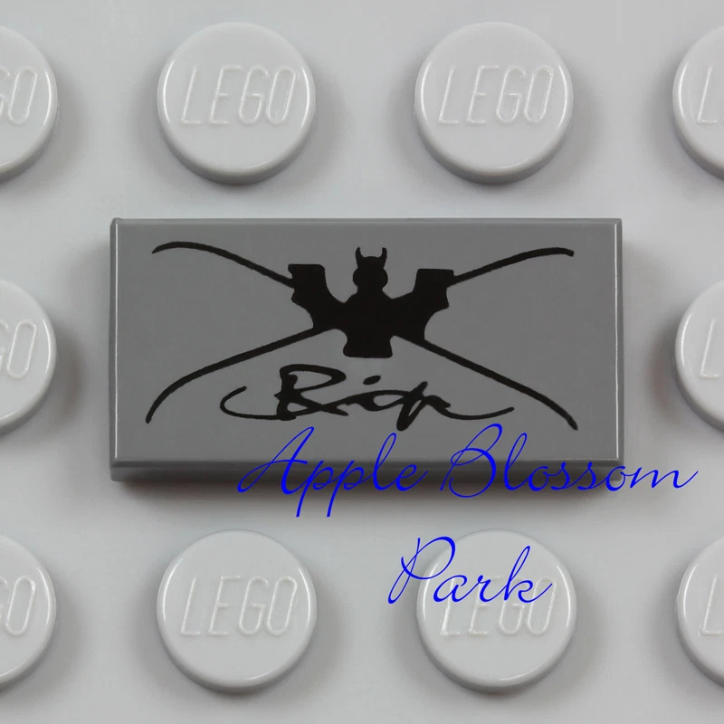 NUEVO Lego Gris AZULEJO MURCIÉLAGO 1x2 RIP Tumba Piedra Monstruo Minifigura Correo Carta Sobre Foto 1 de 1