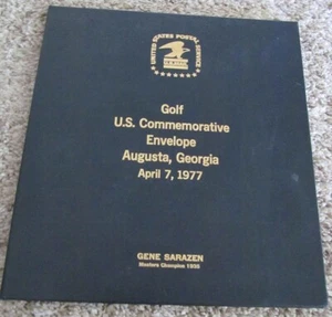 USPS POSTAL EVENT COVER-GENE SARAZEN 1935 MASTERS CHAMP W/2 SIGNED BY SARAZEN  - Picture 1 of 5