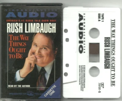 Rush Limbaugh The Way Things Ought To Be (cassette, 1992 Simon & Shuster) Tape 1 - Image 1 of 3