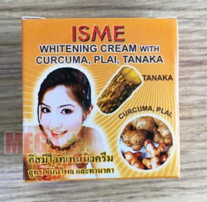 Crema facial brillante blanqueadora ISME con cúrcuma, plai, hierbas tailandesas Tanaka 3 g - Imagen 1 de 3