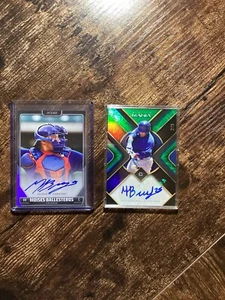 Moises Ballesteros 2023-24 Wild Card Auto Mania GREEN /15 & Pulse On Card Auto - Picture 1 of 9