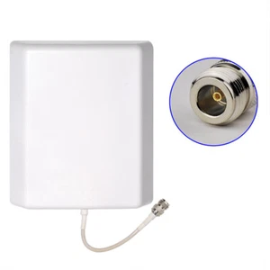 800-2500 MHz 7dBi Panel Interior Exterior Antena Montaje en Pared N Jack, 207x177x58mm - Imagen 1 de 5