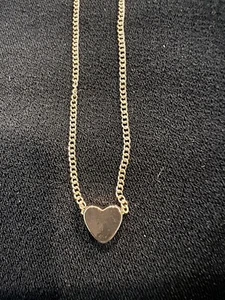 solid heaet necklace - Picture 1 of 3