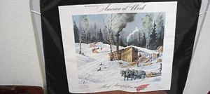 Poster Vintage Scarpe Ala Rossa America Al Lavoro 24X29" - Foto 1 di 8