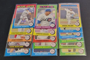 2024 Topps Heritage Rookie Card Lot- 16 Total 1975 Design - Picture 1 of 1